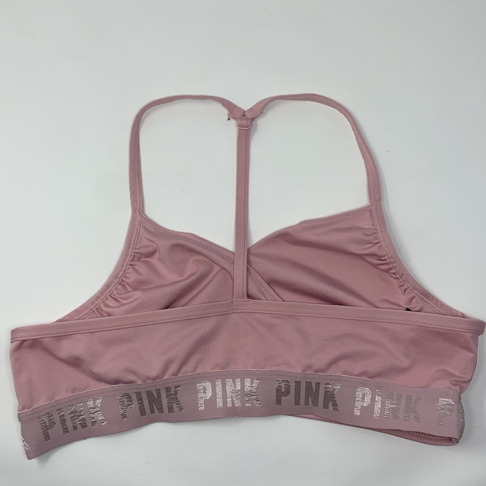 Pink Victoria secret sport ultimately lightly lined bra large